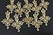 YYaaloa 10pcs 42mmx63mm Slim Sideways Cross Antique Silver Plated Crosses Charms Pendant for Crafting Bracelet Necklace Jewelry Findings Jewelry Making Accessory (42x63mm 10pcs Gold)