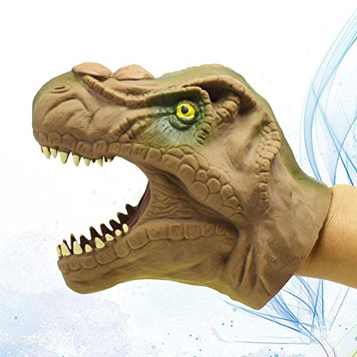 TOYMYTOY Dinosaur Hand Puppet Soft Tyrannosaurus Role Play Toy for Kids