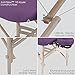 EarthLite Premium Portable Massage Table Package Spirit - Spa-Level Comfort, Deluxe Cushioning incl. Flex-Rest Face Cradle & Strata Face Pillow, Carry Case (30/32” x 73”) - Made in USA, Amethyst