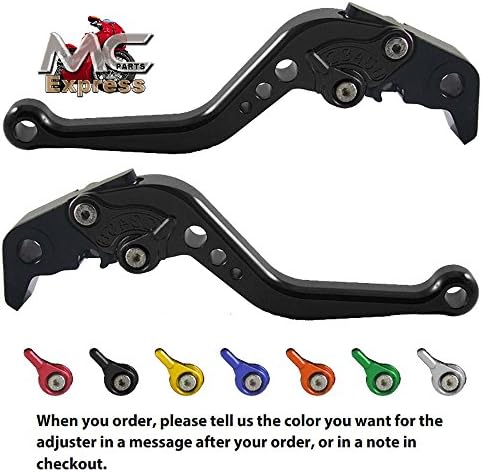 MC Short Adjustable CNC Levers Honda CBR600F / CBR650F 2011 - 2014 Black