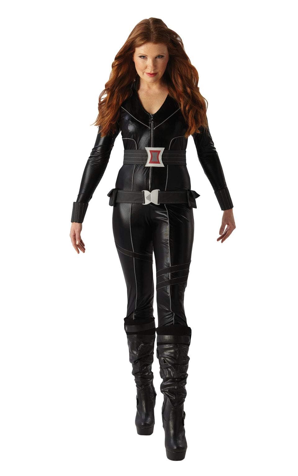 Rubies Official Black Widow Marvel Adult Costume for Women, Large (16 Years to 18 Years) Halloween