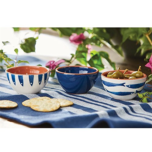 Mud Pie Blue Fish Dip Cups