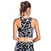 Move With You Womens Crop Tank Tops Workout Running High Neck Sports Bra Built-in Bra Racerback