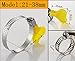 Aiskaer 60 Piece 9-38mm Key-Type Adjustable Stainless Steel Hose Clamp, Pipe Clamp, Worm Gear Clamps Ideal For Plumbing,Automotive
