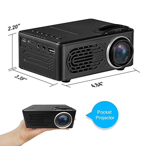 image for iDeer Life iDeer LCD Mini Projector,Multimedia Potable Home Theater Pr