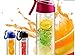 Water Bottle Infuser, Fruit Infuser and Number 1 Sport Infuser from USA-SuperBuy: Rehydrate Your Body with Sparkling Cold Naturally Fresh Juicy Experience Now for Sports, Diets, Exercise...