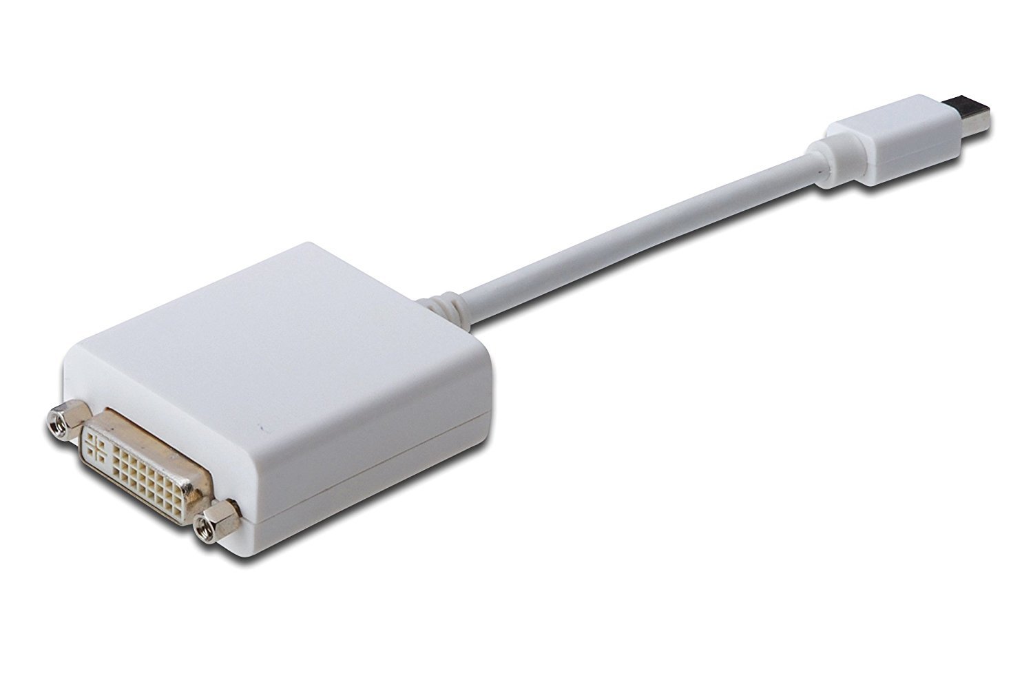 DIGITUS 0.15m Mini DP Male to DVI-D Female DisplayPort Adapter Cable - White