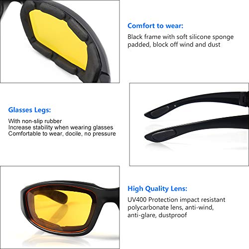 2 Motorcycle+Protection+Dustproof+Windproof+Sunglasses