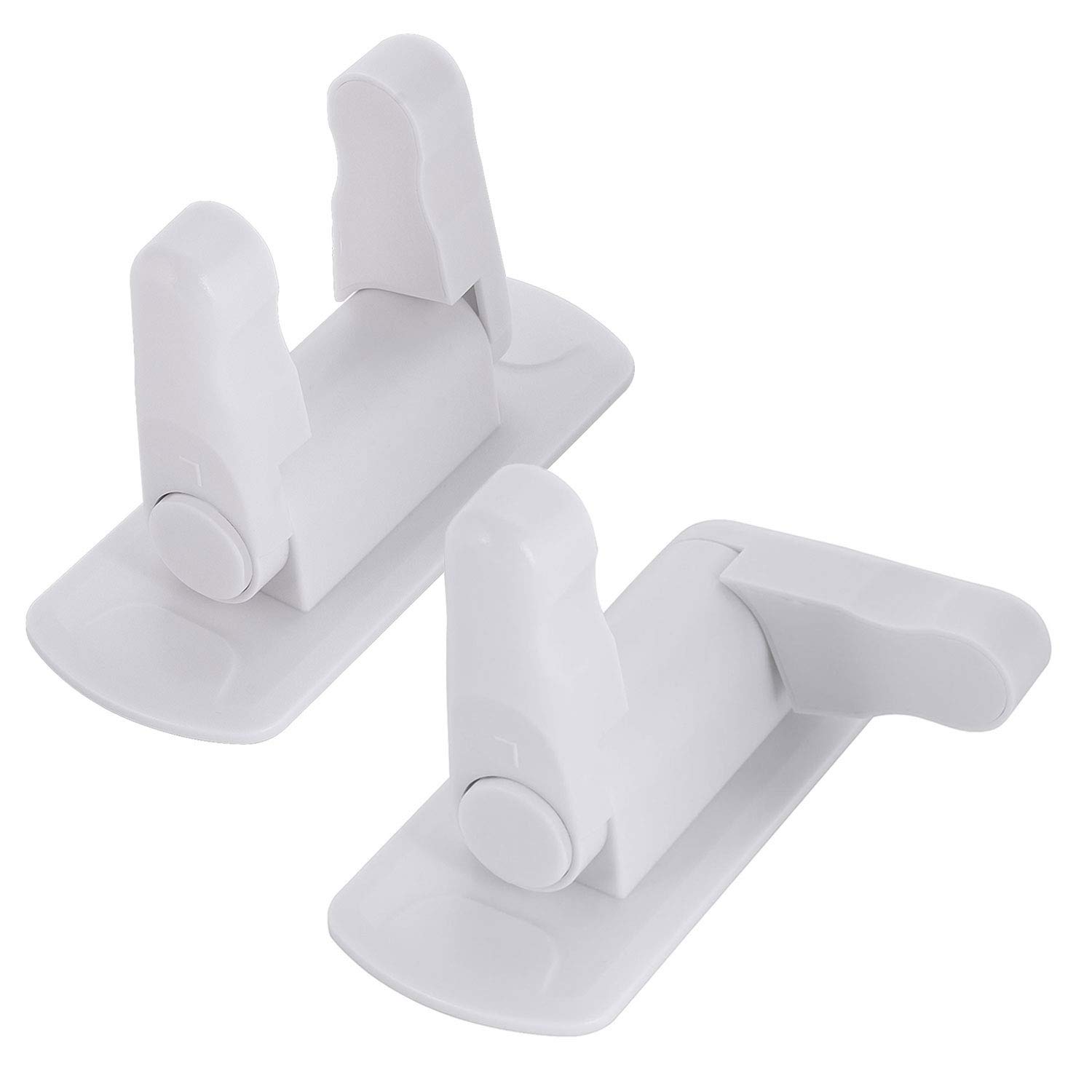 Baby Saftey Lock Door Handle, Child Proof Lever Door Handle, Child Proof Doors & Handles 3M Adhesive - Door Lever Lock Handle Cupboard Drawer Safety Lock Child Proof Lock Kids Toddler Safety - 2 Pack