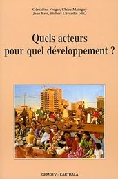 Quels acteurs pour quel développement ?