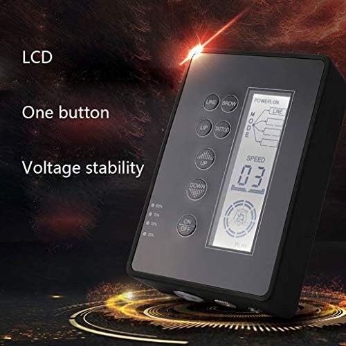 QUANJI Tattoo Machine Charging Mobile Power, Adapter Portable Tattoo Power Digital Rotating Tattoo Power Kit For All Tattoo Machine Supplies