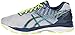 ASICS Men's Gel Nimbus 18 Running Shoe, Silver/Ink/Flash Yellow, 11 4E US