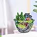 cnomg Pot Creative Plants DIY Container Pot Mini Fairy Garden Flower Plants and Sweet House for Decoration, Holiday Decoration, Indoor Decoration and Gift (Silver)