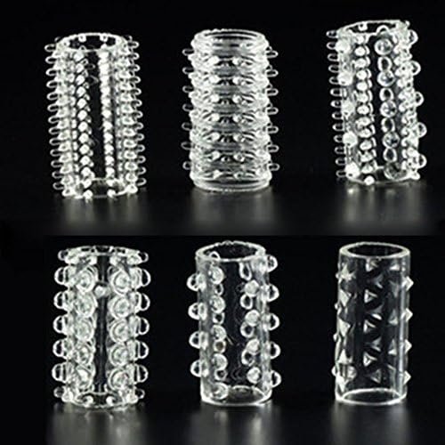 USUNO Wearable Different Styles Delay Ring for Couples (6Pcs)