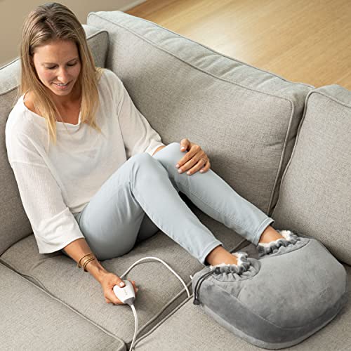 Pure Enrichment® PureRelief™ Deluxe Foot Warmer FastHeating Sherpa
