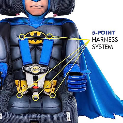 KidsEmbrace 2in1 ForwardFacing Harness Booster Seat, DC Comics Batman Blue Pricepulse