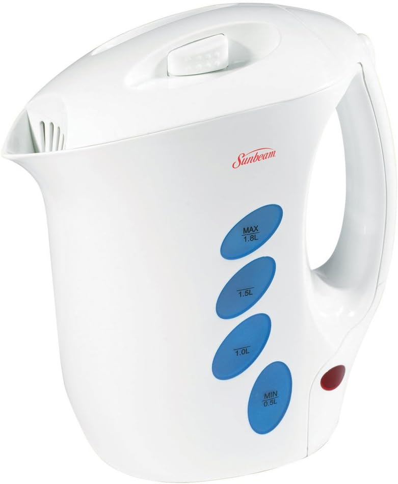 Sunbeam SEK17 1.8-Liter Electric Water Kettle, 1500-Watt, White
