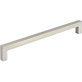 Amerock BP36908G10 | Satin Nickel Cabinet Pull | 7-9/16 inch (192mm) Center-to-Center Cabinet Handle | Monument | Furniture H