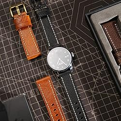 REZERO Watch Band, Vintage Leather Watch Strap