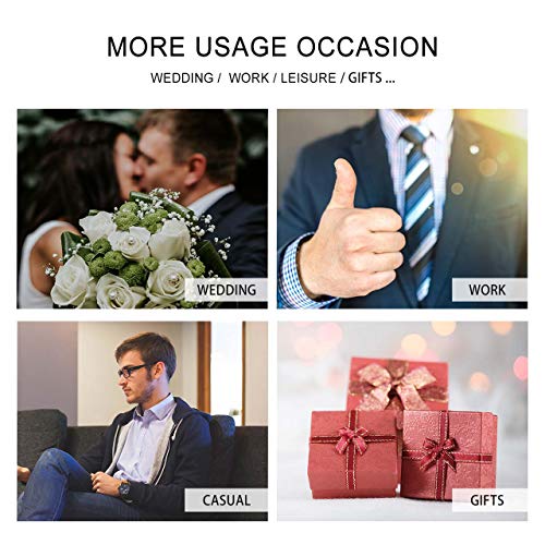 Personalized Master Free Engraving Custom Engraved Stainless Steel Collar Stays Travel Set for Men Dress Shirt Stiffeners in Genuine Leather Case Holder Wallet, 2.2" 2.5" 2.75" 3"