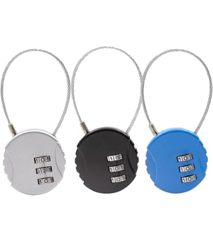 小物 Ok OKG Zip Tie Lock - 3-Digit Combo Bike Lock for Cabinet