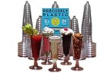 84 Champagne Flutes Premium 5.5 oz Clear Plastic Disposable, Perfect for Mimosas, Bloody Mary’s, Wine Glasses, Sodas, Cocktail Cups, Parfaits, Sundaes and other Desserts