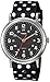 Timex Women's TW2R63000 Weekender 38 Reversible Black/White Dots Nylon Slip-Thru Strap Watch