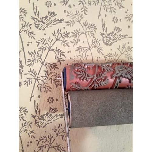 Spring Bird Patterned Paint Roller Tools & Home Improvement, Painting Supplies & Wall Treatments, Paint Rollers