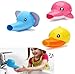 D-FantiX Faucet Extender for Toddlers Kids Babies Bathroom Toys Blue (Cartoon Elephant)
