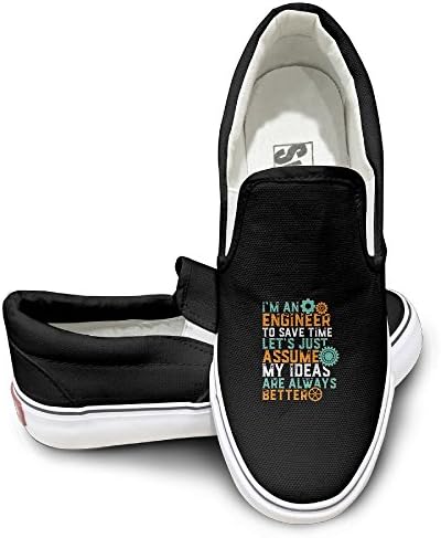 Bkjlafn Funny Engineering Humor A Simple And Fashionable Bottom Canvas Shoe.