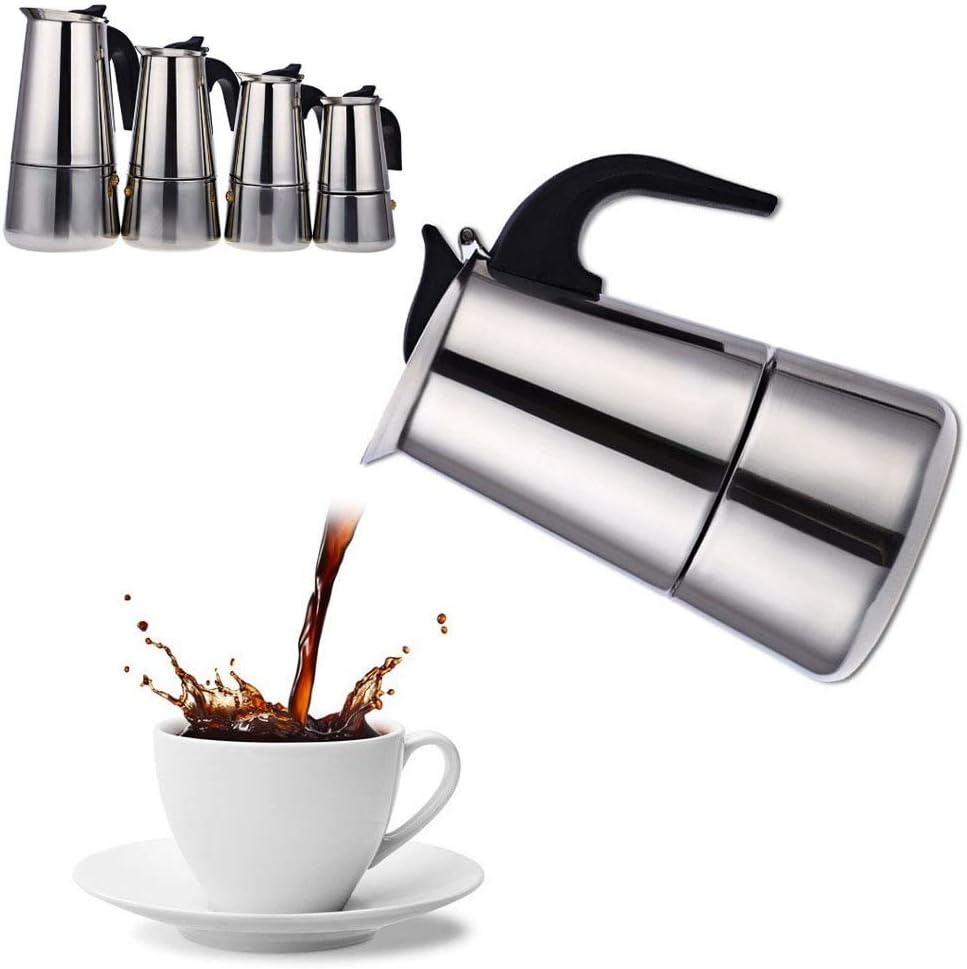 Stainless Steel Coffee Pot Portable Stainless Steel Mocha