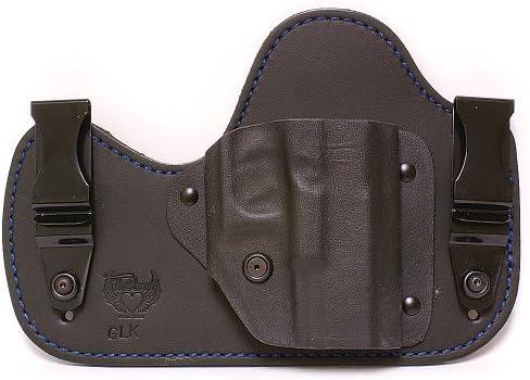 Flashbang Holsters Prohibition Series Capone Holster fits Smith and Wesson Shield, Right Hand, Black/Blue