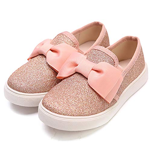 [Skeblo] 女の子 スニーカー 子供靴 スリッポン キッズ カジュアルシューズ 可愛い キラキラ 履きやすい