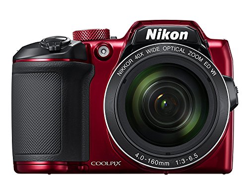 Nikon-COOLPIX-B500-16MP-40x-Optical-Zoom-Digital-Camera-Bundle-includes-Camera-4-AA-Rechargeable-Batteries-Charger-MH-73-Cables-and-More-Red
