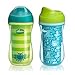 Chicco Insulated Rim Spout Trainer Sippy Cup 9oz 12m+ (2pk) - Green/Teal