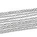 VALYRIA 16.4ft Stainless Steel Links-Closed Cable Chains for Jewelry Making 3x2.5mm