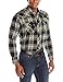 Wrangler Men's Western Lightweight Flannel Shirt