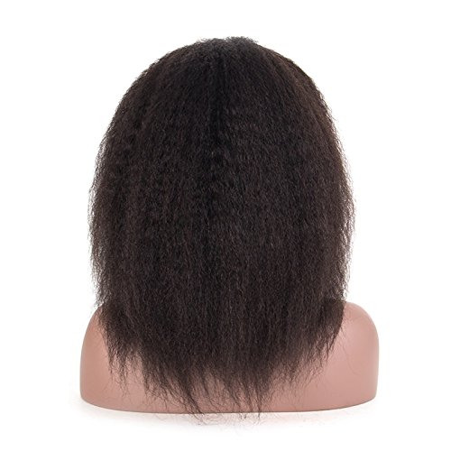 HairPR-Front-Lace-Wigs-human-hair-for-black-women-Kinky-Straight-Indian-Hair-100-Virgin-Remy-Human-Hair-Wig-1B-10-inches
