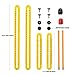 Template Tool, Ideske Premium Multi-Angle Measuring Ruler for DIY, Carpenters, Craftsmen