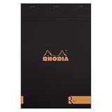 Rhodia "R Premium Stapled Notepad - Blank 70 sheets