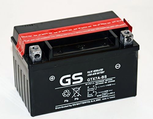 GTX7A-BS with Acid Pack by GS BATTERY, a subsidiary of GS YUASA; The World's Leading Manufacturer of Powersports Batteries