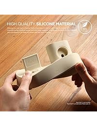 elago   Concentrador de carga para iPhone X, 8, 8 Plus, 7, 7 Plus y más, Apple Airpods, todos los modelos de Apple Watch, Blanco Clásico