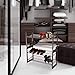 Shoe Rack for Closet, Rackaphile 4-Tier Stackable Metal Shoe Rack Mesh Utility Shoe Storage Organizer Shelf Bedroom Entryway 32.3