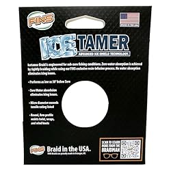 FINS Icetamer Ice Fishing Braid - USA Made - Zero