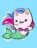 Mermaid Notebook: Mermaid Journal Blue Mermaid Cat Kawaii Notebook 110 Page Composition Book Diary Planner for Mermaid Lovers Anime Manga Cartoon Pink ... Joy Mermaid Notebooks & Journals) (Volume 6) by
