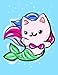 Mermaid Notebook: Mermaid Journal Blue Mermaid Cat Kawaii Notebook 110 Page Composition Book Diary Planner for Mermaid Lovers Anime Manga Cartoon Pink ... Joy Mermaid Notebooks & Journals) (Volume 6) by