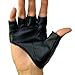 New Lady Gaga Sexy Diva Art Black Rivet Fingerless PU Leather Five Fingers Dress Driving Gloves