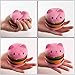 HIGO TOY 3pc Jumbo Squishies Set Hamburger Popcorn Coffee Cup Scented Slow Rising Squeeze squishies Toy Stress Relief Decorations Toy Great Gift for Adults and Kids, Party Birthday Toys
