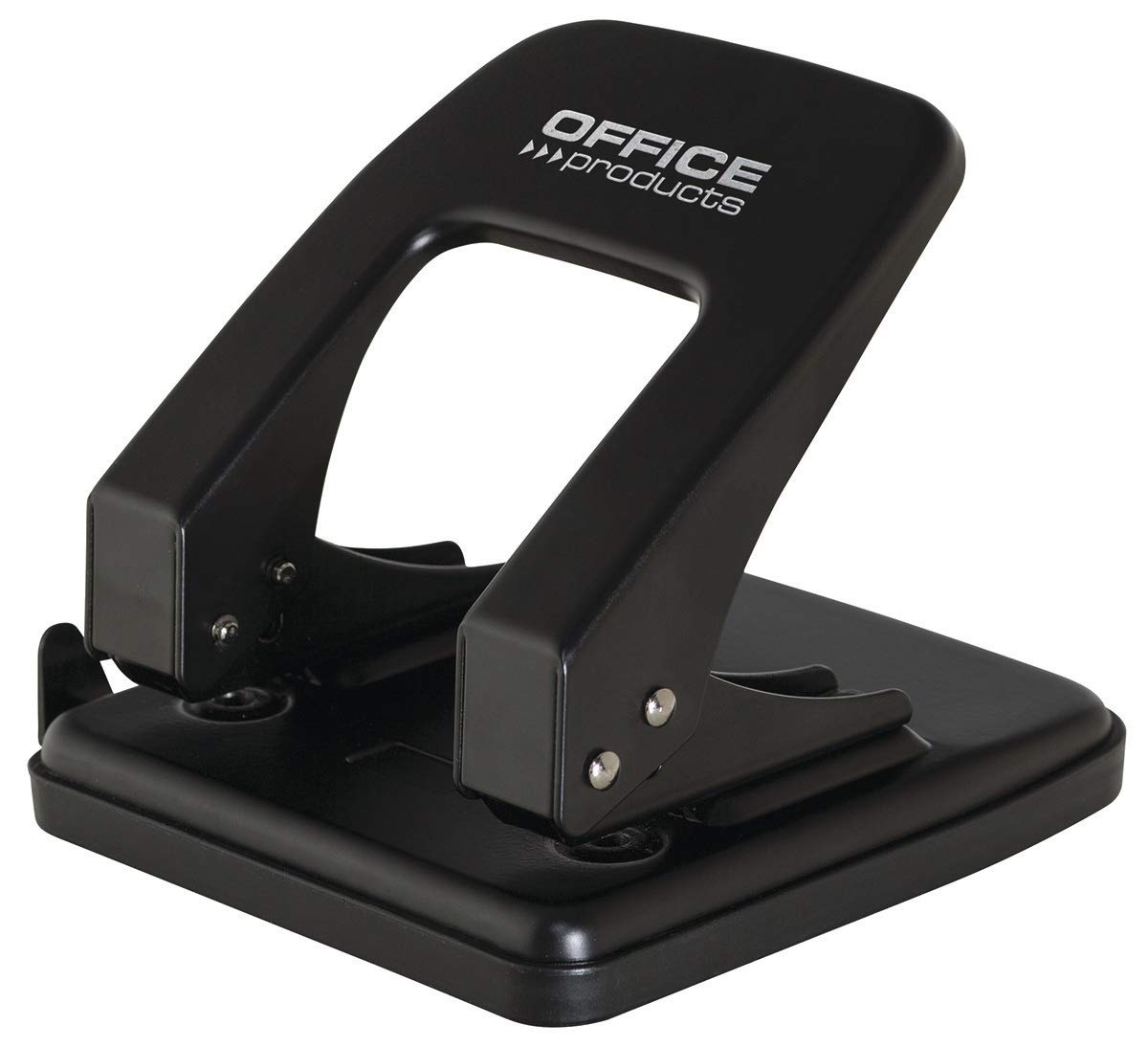 Hole Punch Office Products Punches Up to 40 Sheets Metal Black/Small Office Accessories/Type-Standard/Material-Metal/Colour-Black/Size-Q1/US-Quart/888/Folio/A4/A3-E/A5/A6/B5/B6/Ex