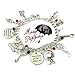 PDTXCLS AWEHIRU Vicien JOPMSK New Horizons Production Mary Poppins Themed Assorted Metal Charms Bracelet